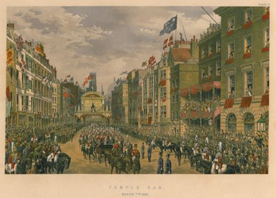 Temple Bar, 7 marzo 1863, 1863 da Robert Charles Dudley